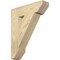 Ekena Millwork Traditional Slat Rough Sawn Bracket, Douglas Fir, 4"W x 16"D x 20"H BKT04X16X20TRA06RDF - alternate 1